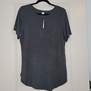 Old Navy Lux grey tshirt, sz L